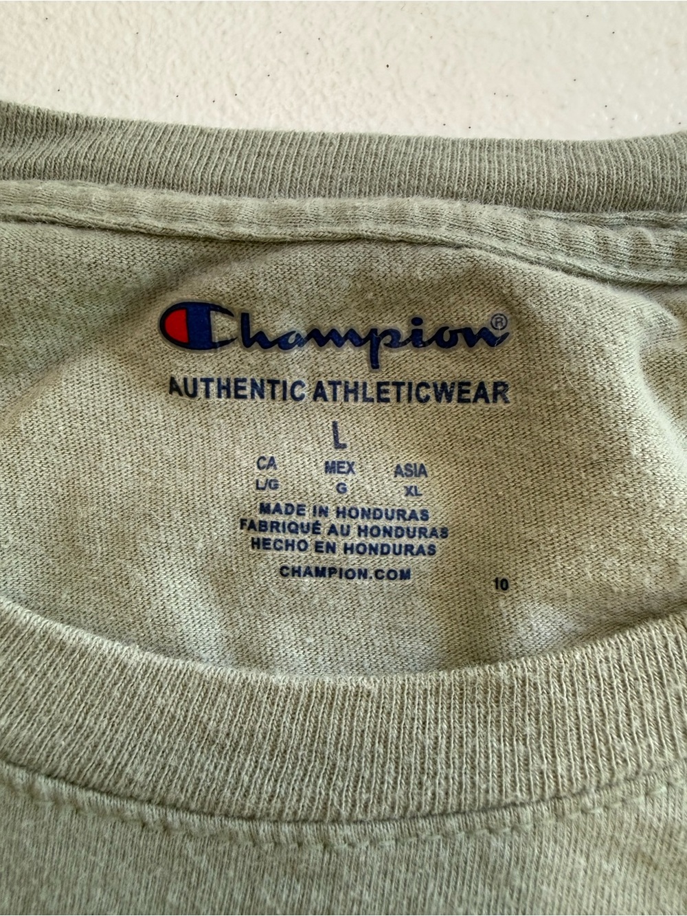 Champion Men’s Olive Tee - Picture 4 of 4